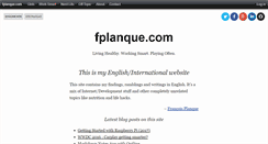 Desktop Screenshot of fplanque.com