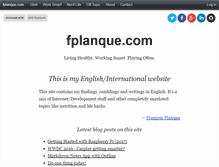 Tablet Screenshot of fplanque.com